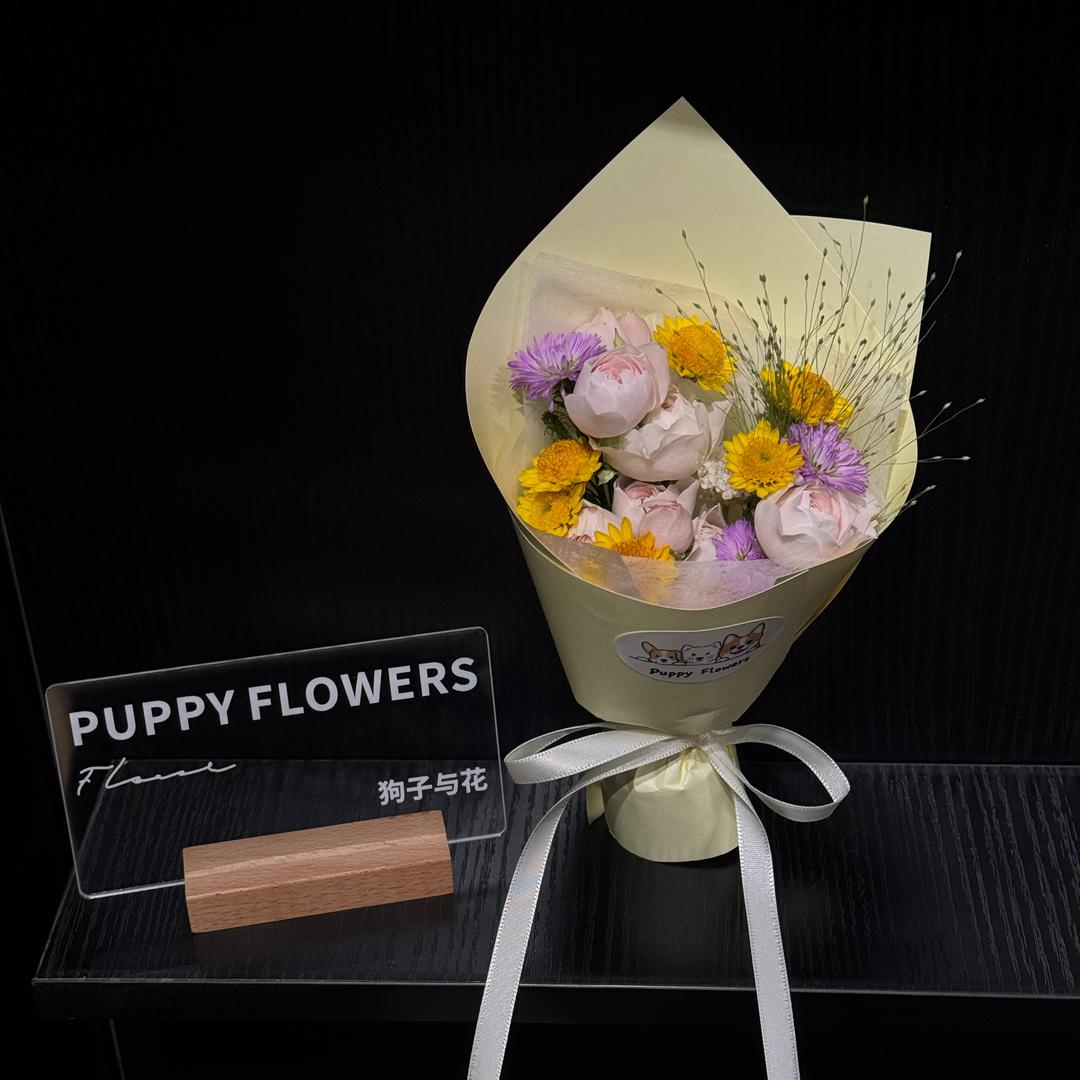 狗子与花