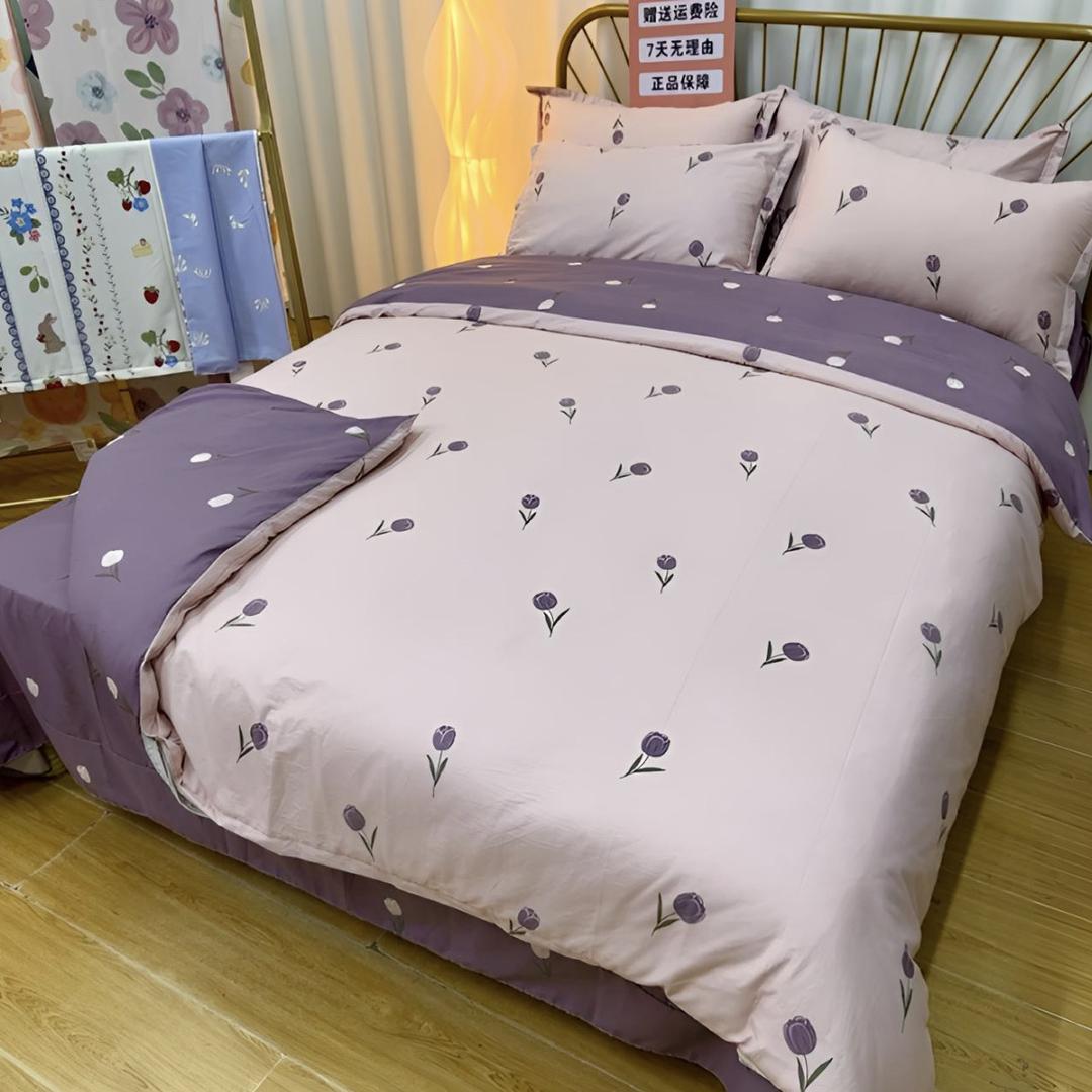 四件套全棉 简优家居