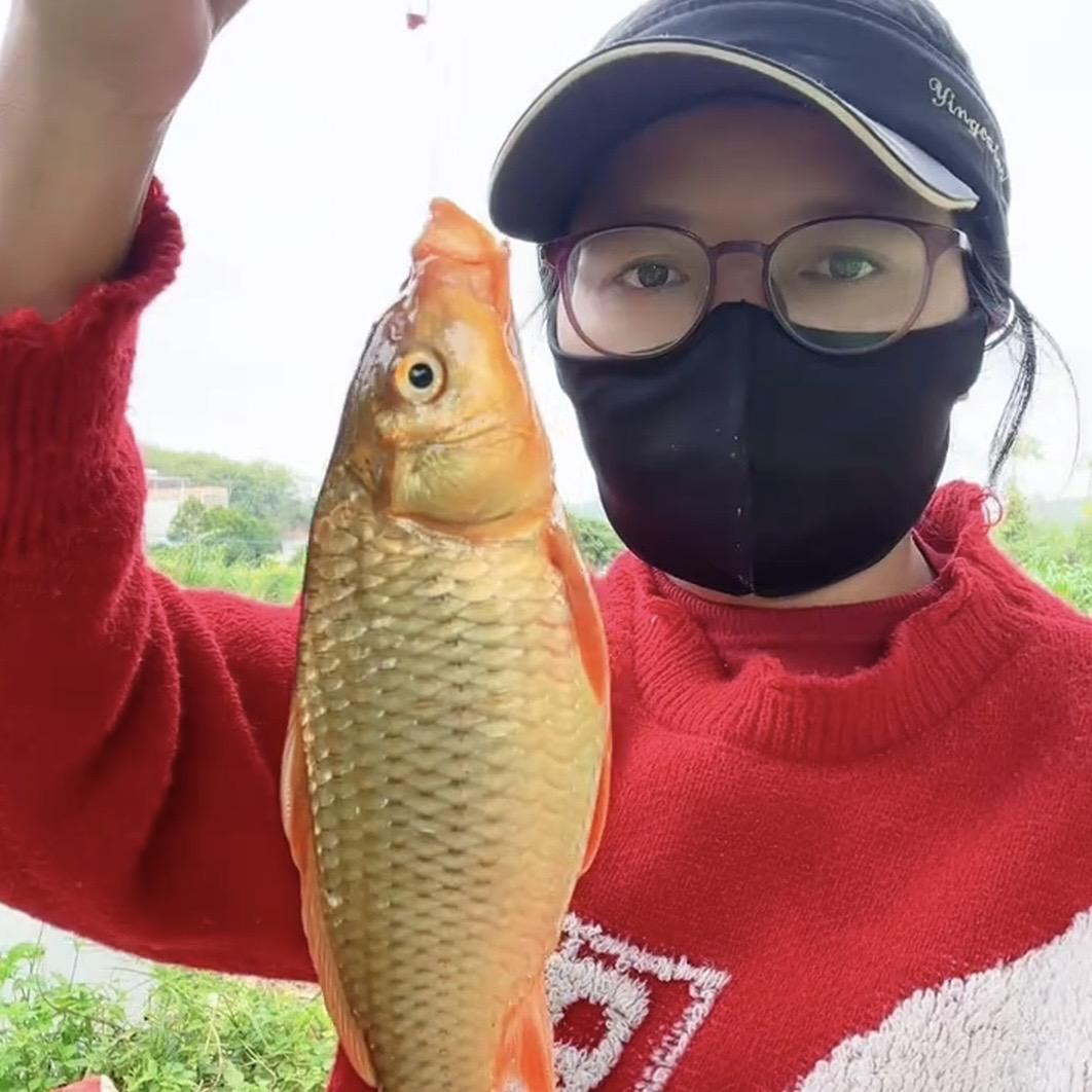清清钓鱼