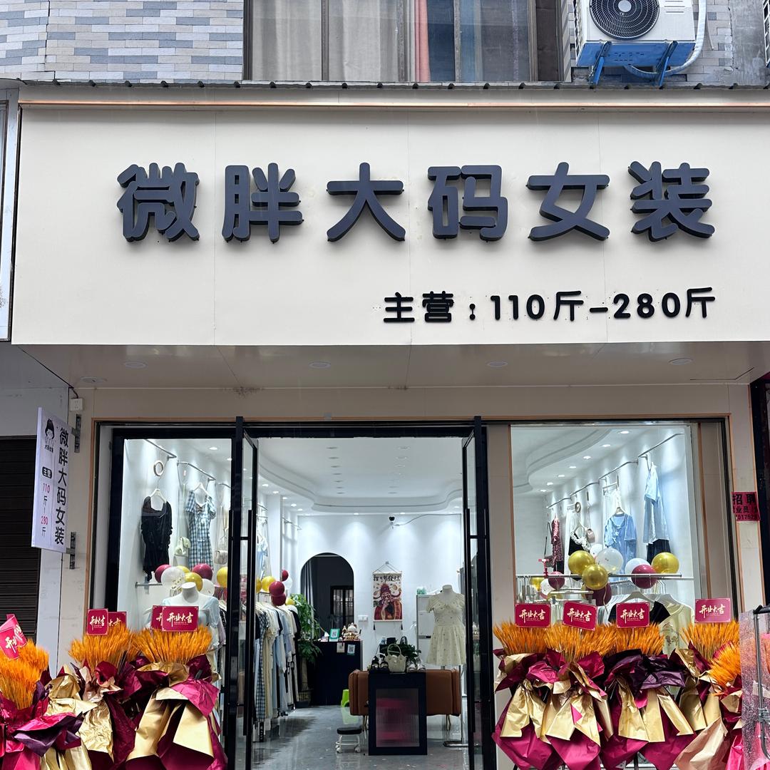 黄金埠微胖大码女装