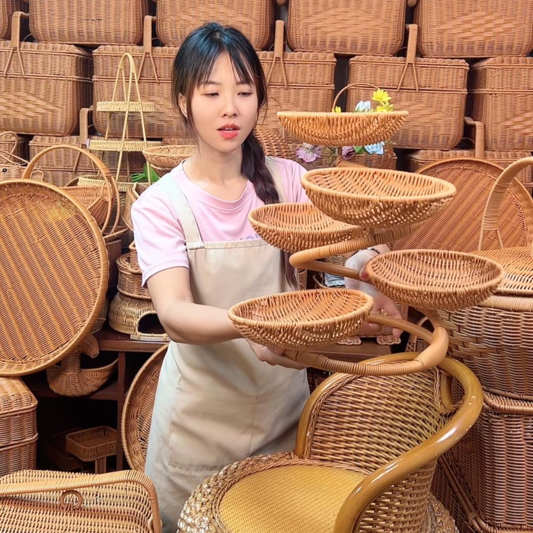 博白藤编小妹