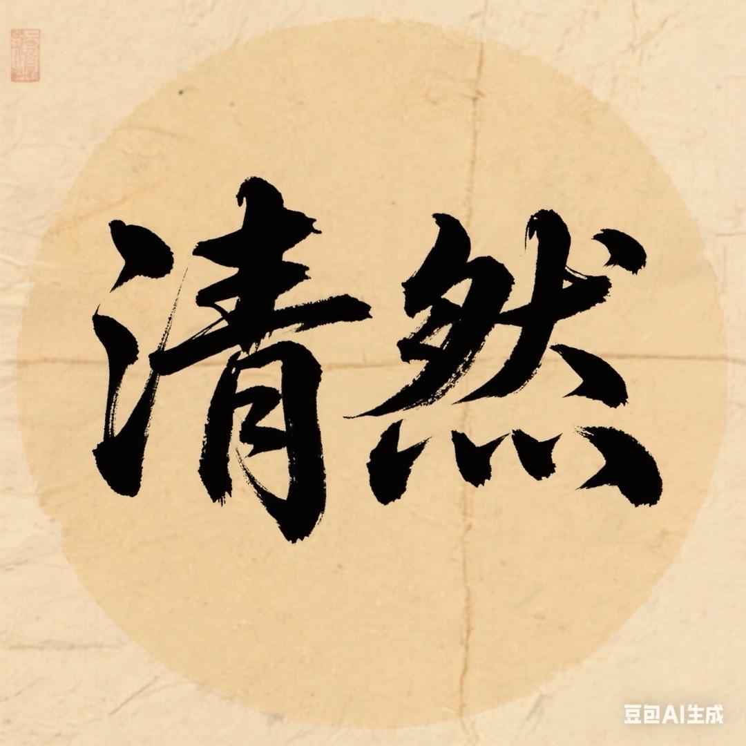 清 然