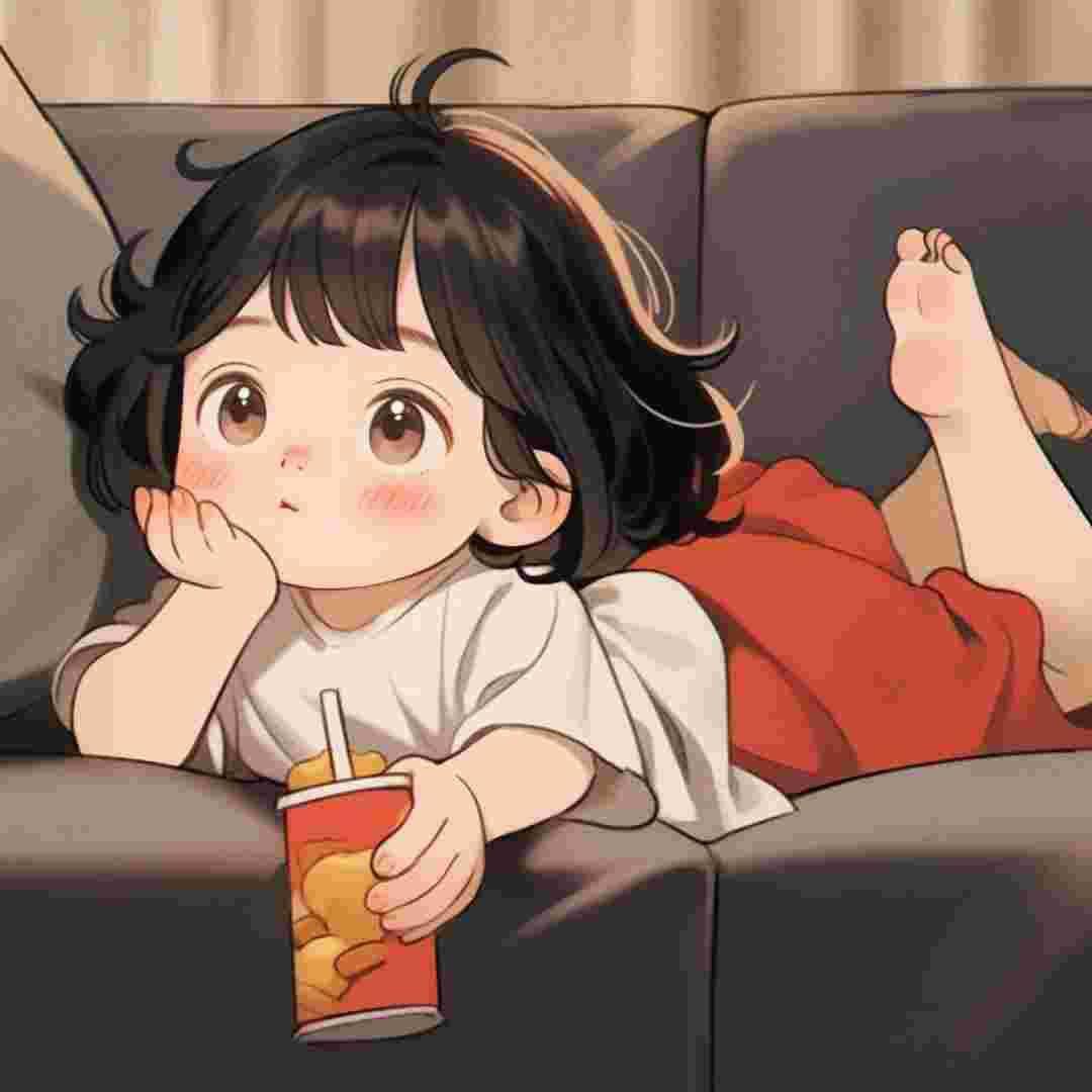 橘猫追剧
