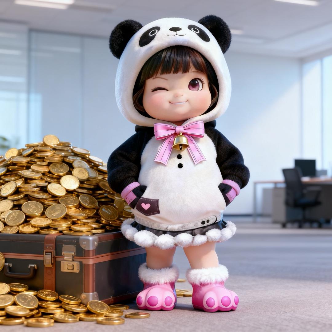 一只小胖达