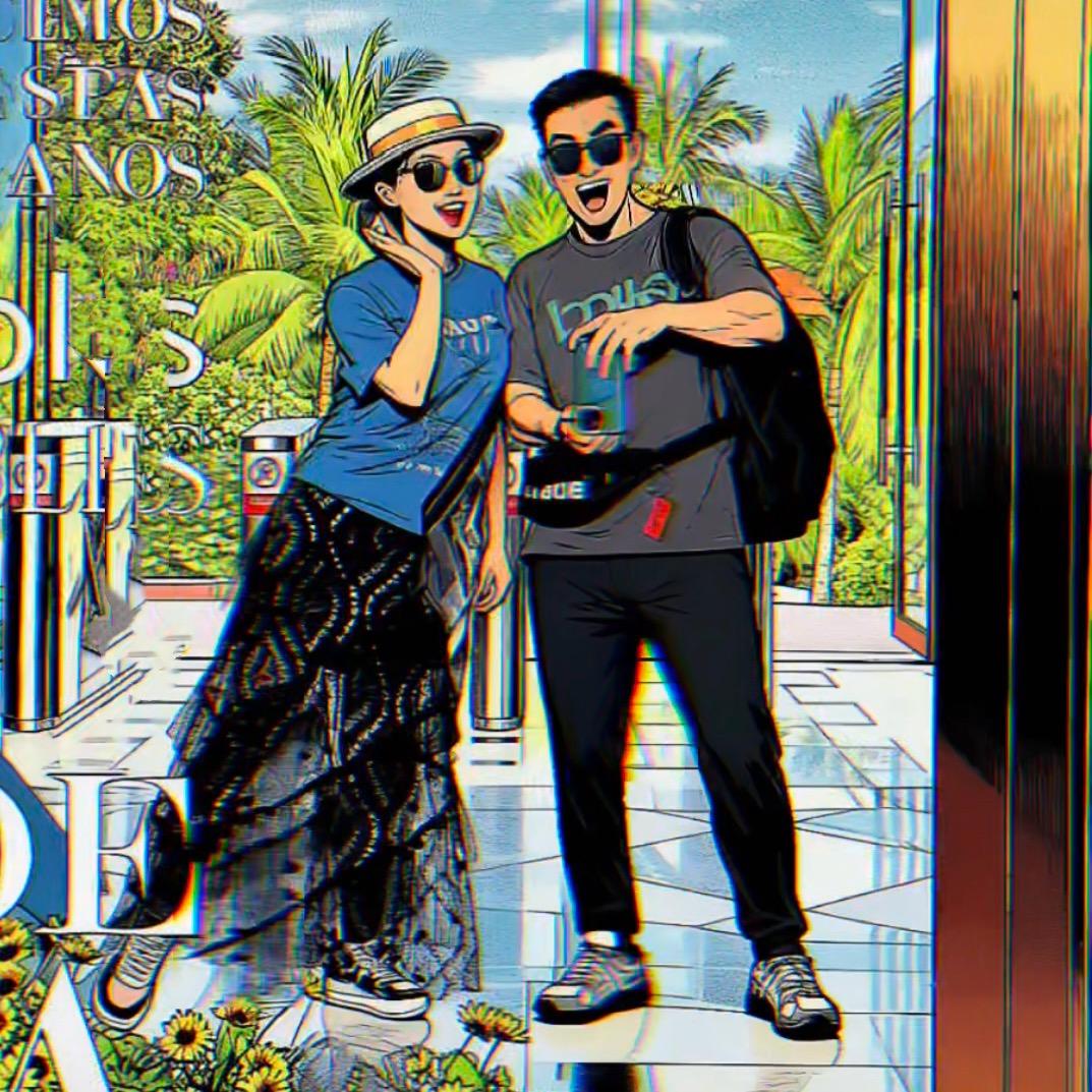 北方小伙在三亚