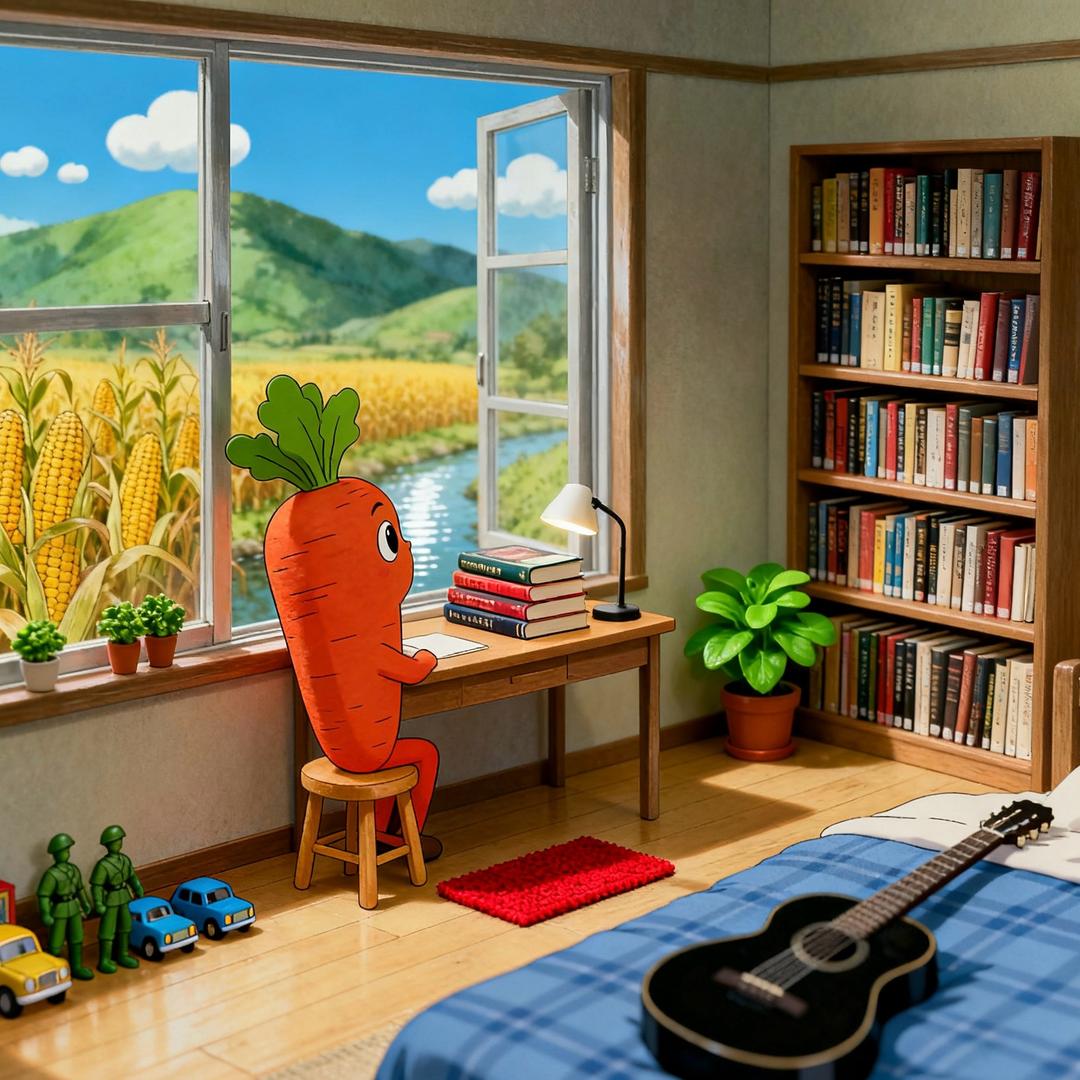 弹吉他的胡萝贝（麻辣串版）