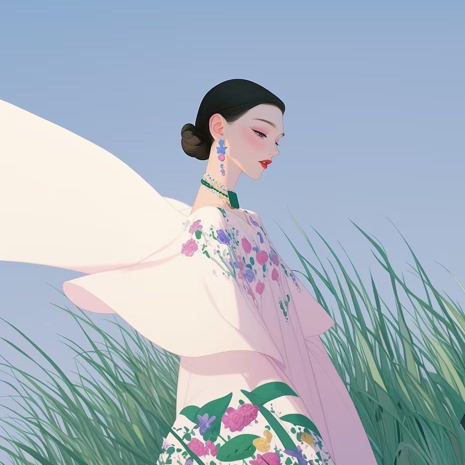 卖鱼干的小姐姐