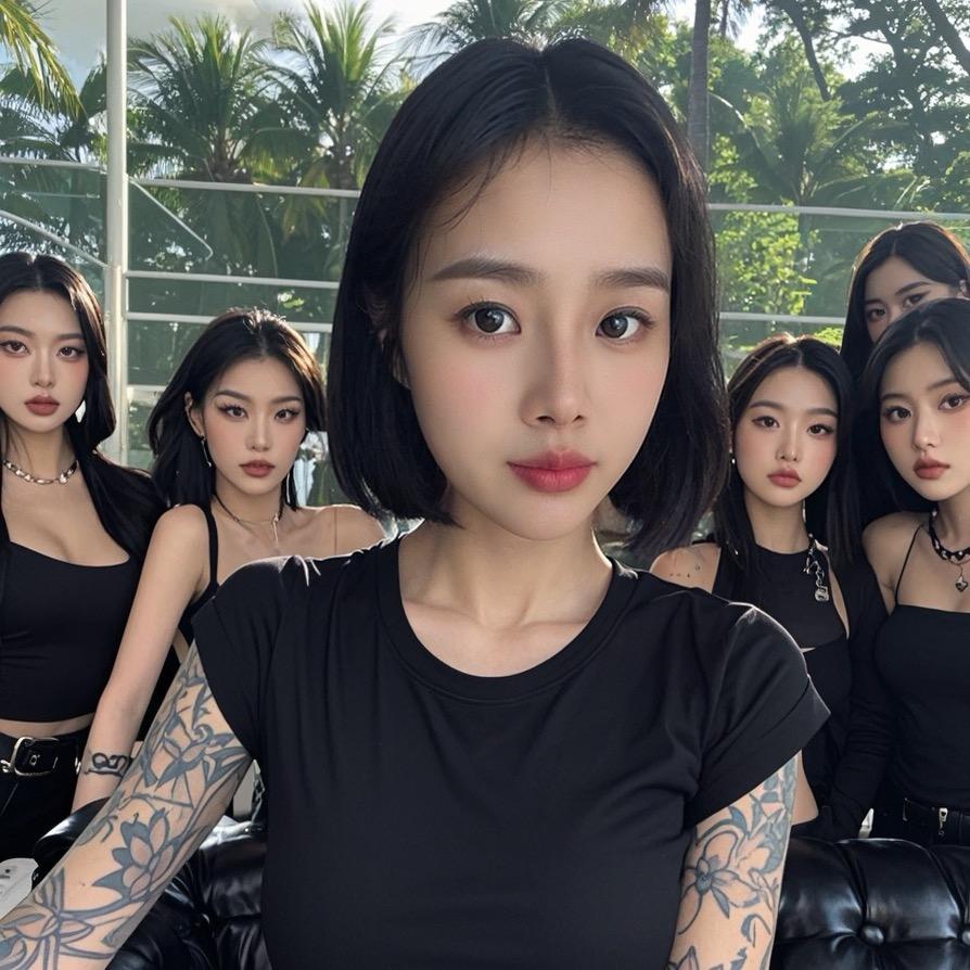 卖凉面凉皮的小姐姐