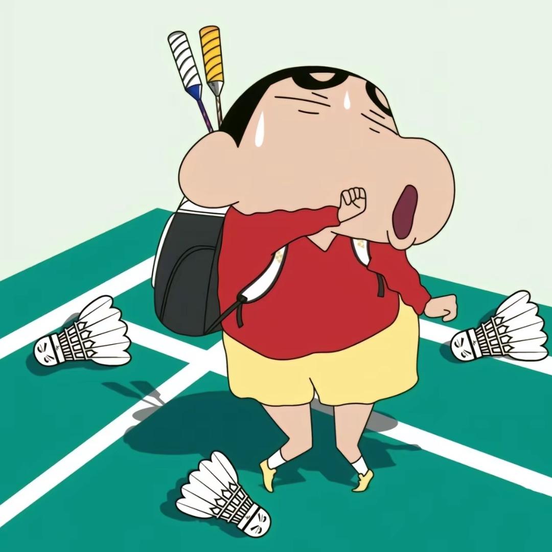 别偷后场啊🏸️