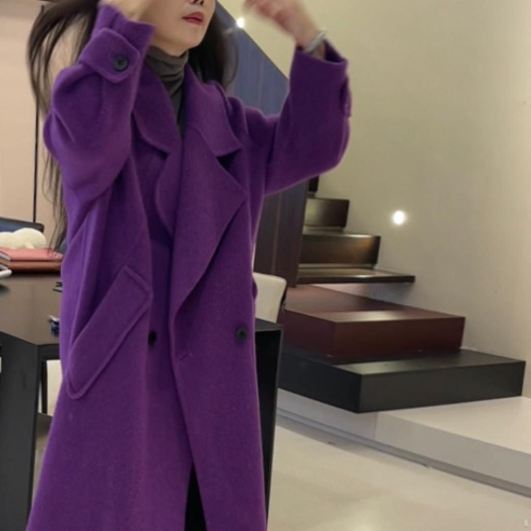 姿色双面羊绒大衣