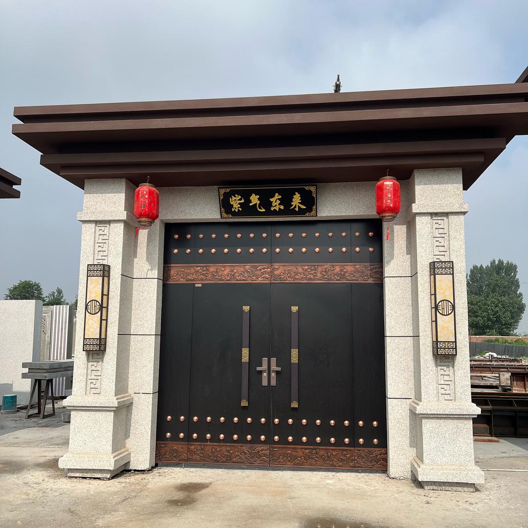 山东莘县丁氏门楼杰