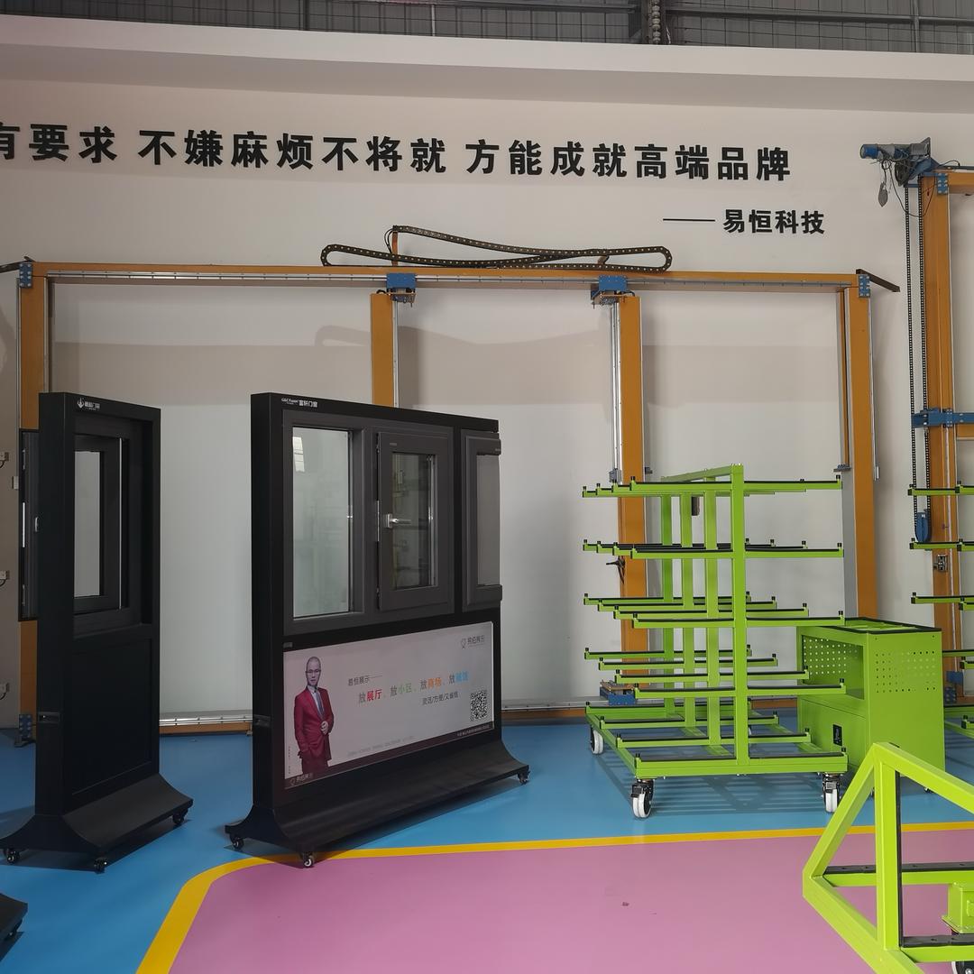 易恒物料车、调试架、模块化展厅发明厂家