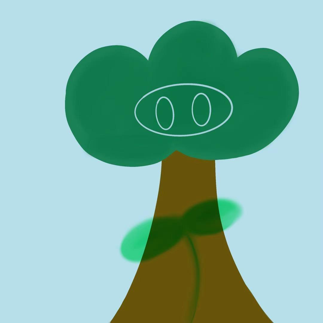 一棵植物株