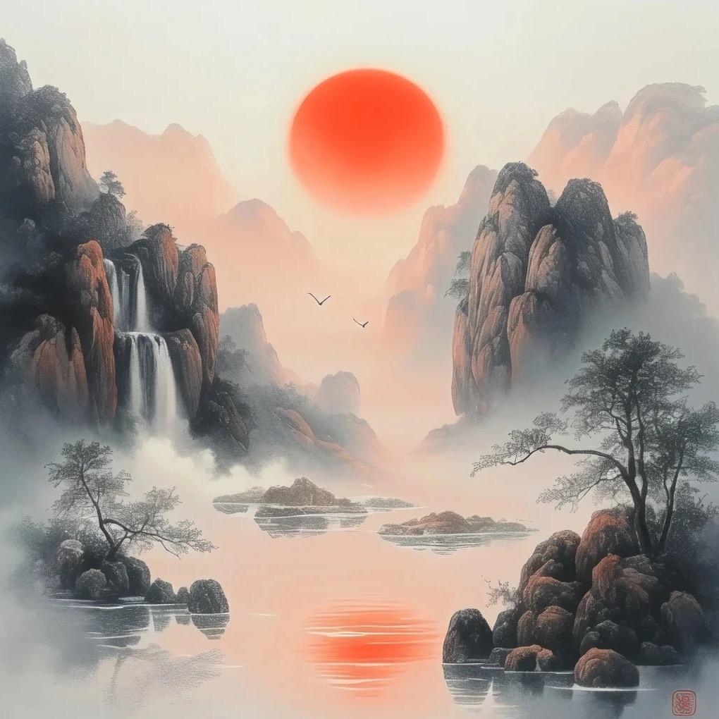 竹雾衔雨
