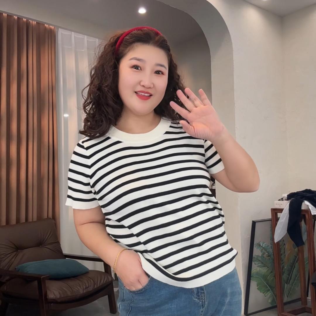 胖圆圆大码穿搭很红火