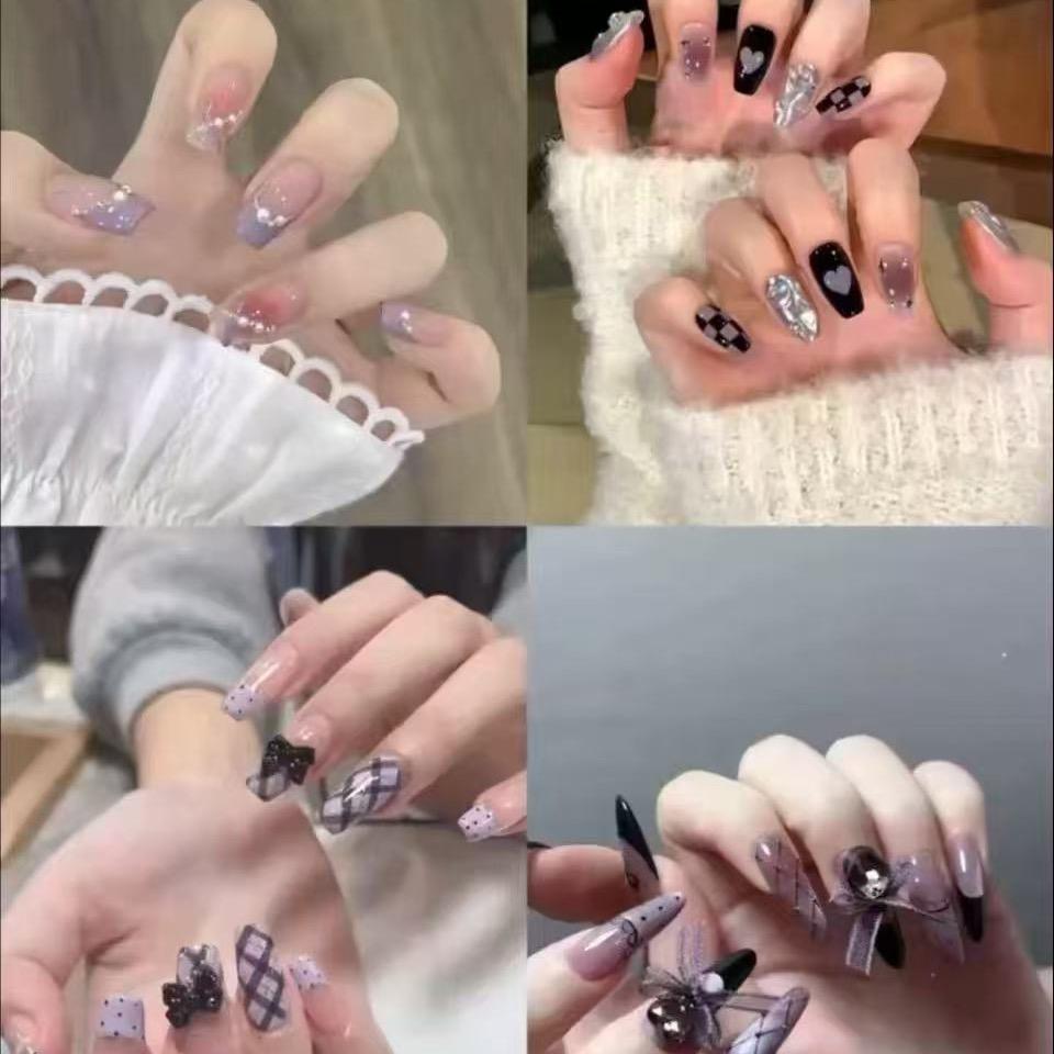 染指柔纯手工穿戴甲批发