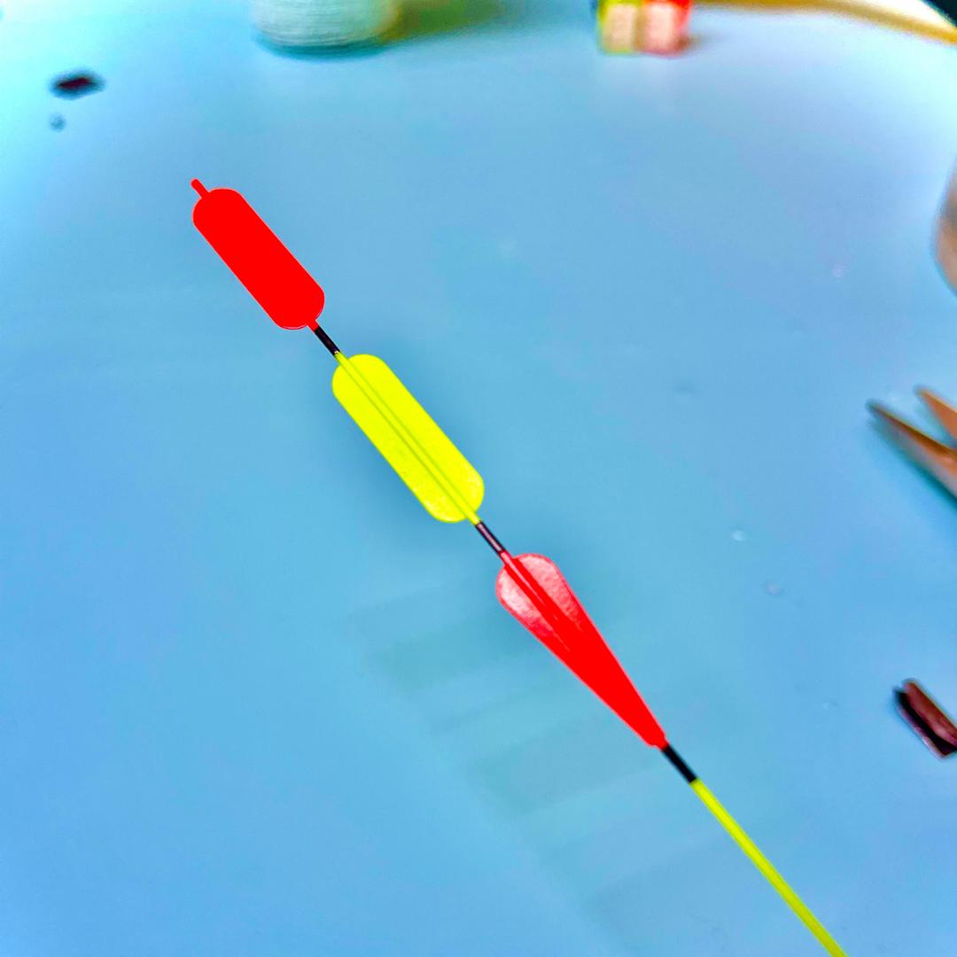 小张手作扁尾浮漂(水滴轮路亚滑漂)