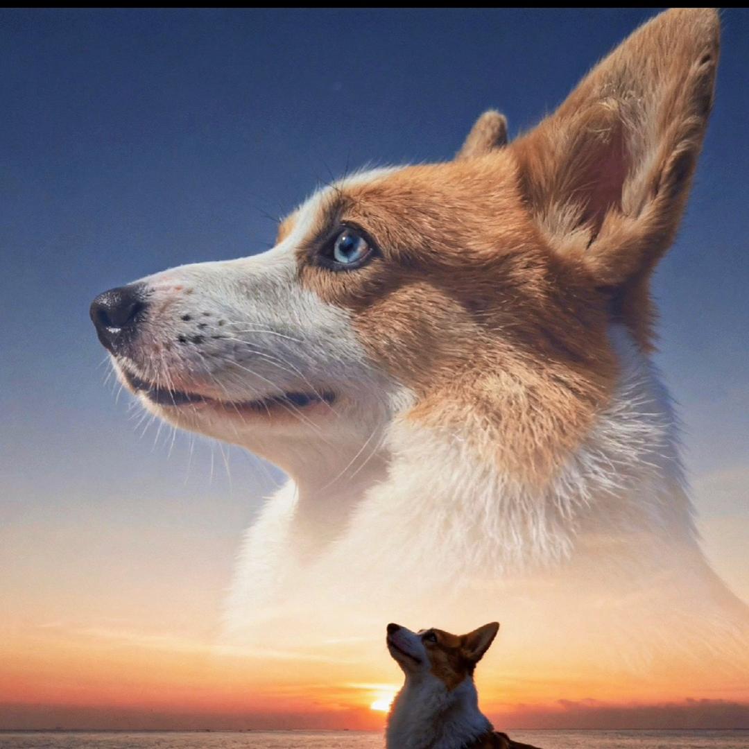 这只柯基叫豆豆