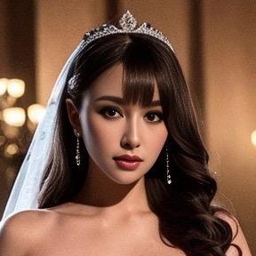 AI 美女插图