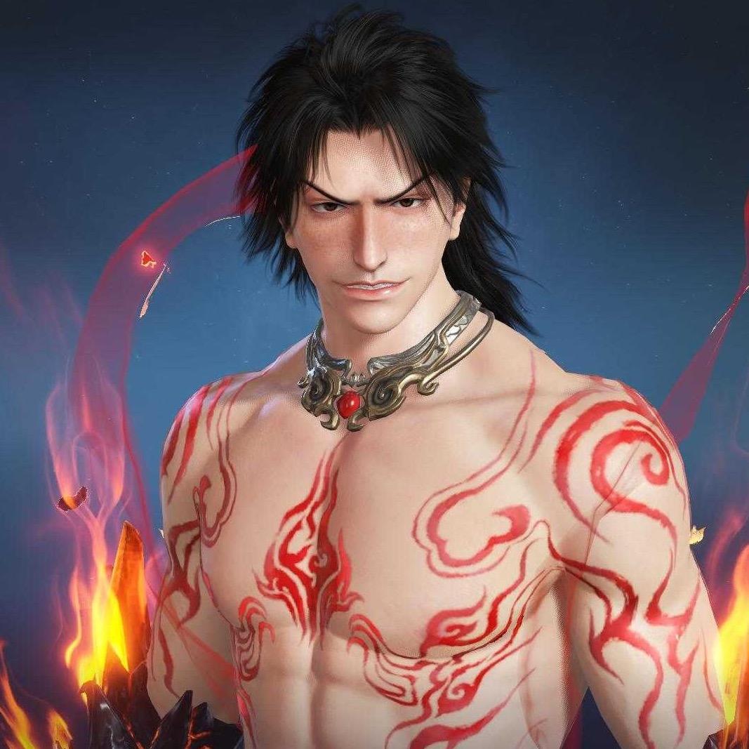 孤独的一匹风中的狼