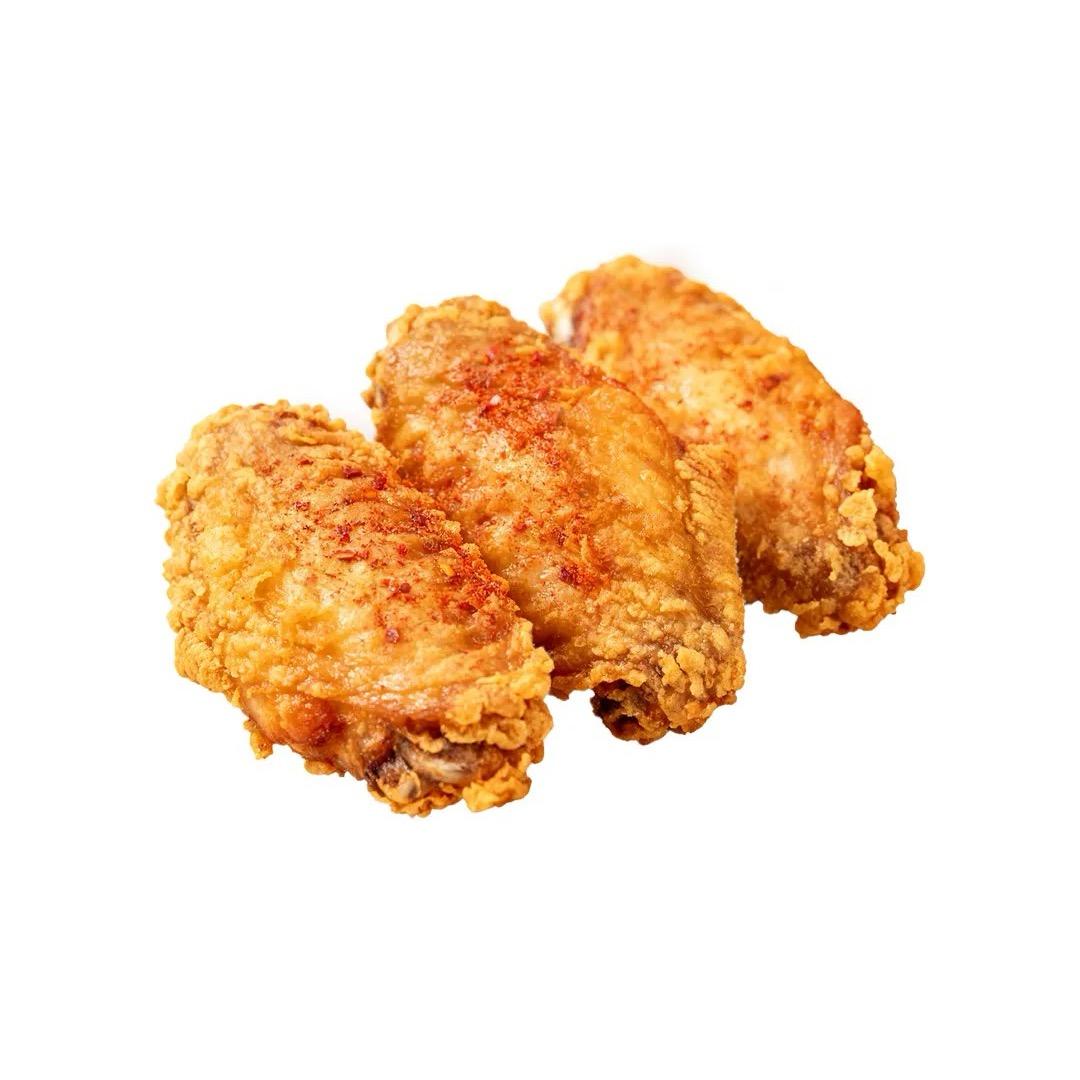 三个炸鸡翅