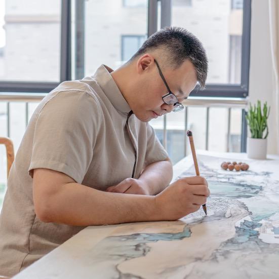 夏老师水墨画