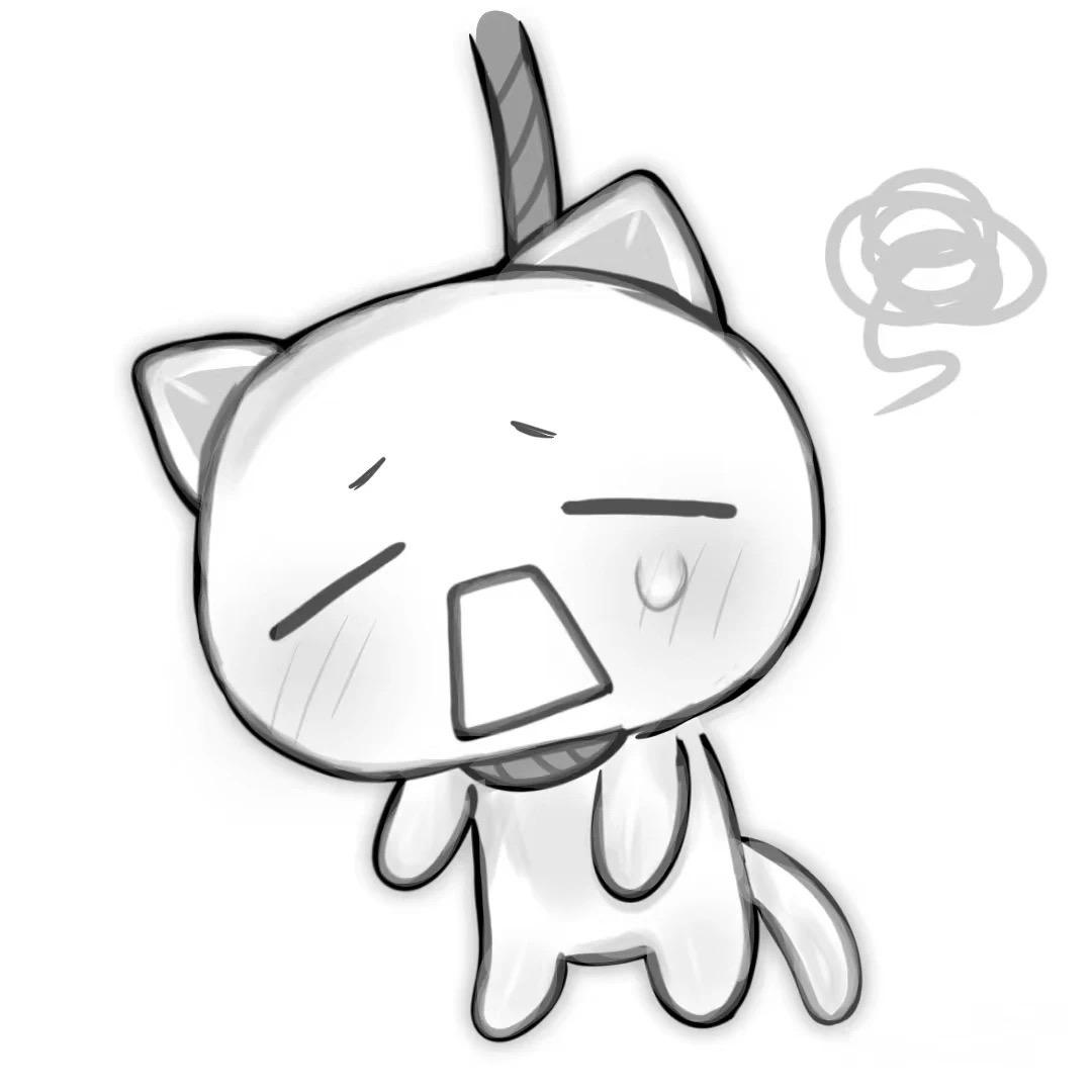 小猫吃冰淇淋