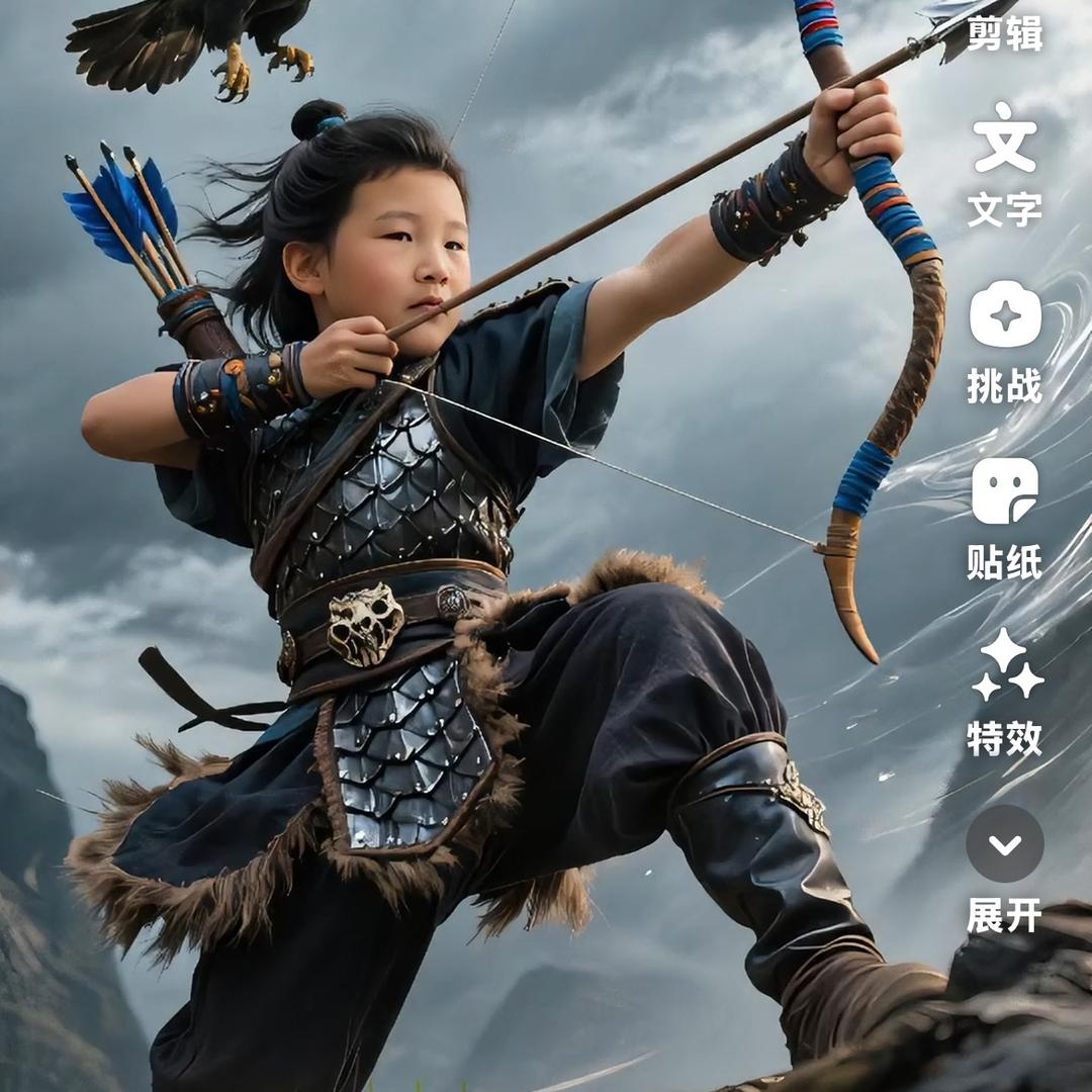 张弓搭箭
