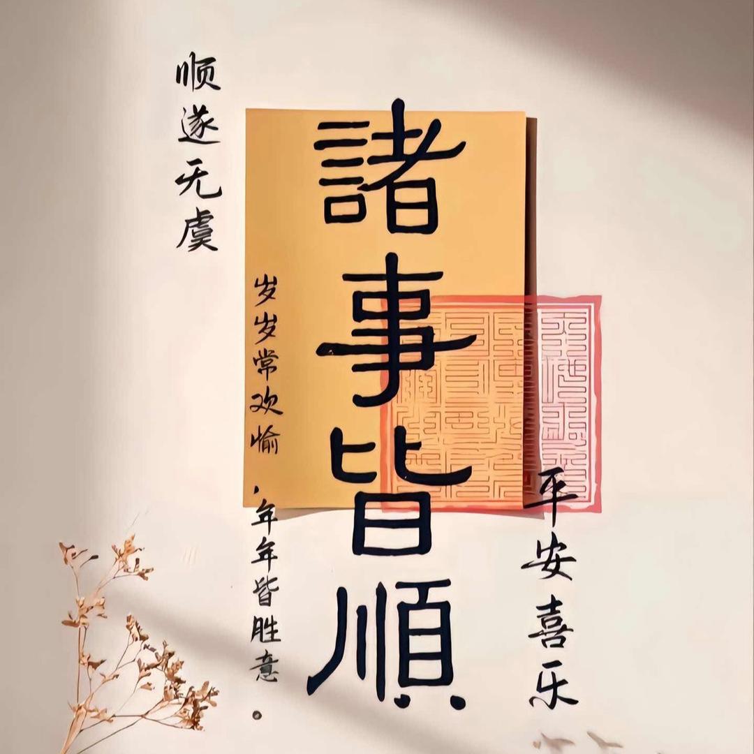 八方来财万事如意平安喜乐