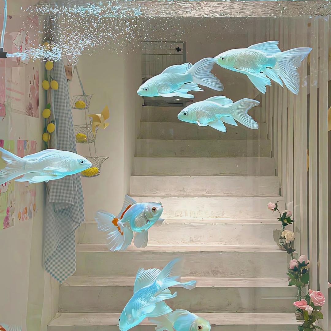 散落的三角梅与它的玫瑰