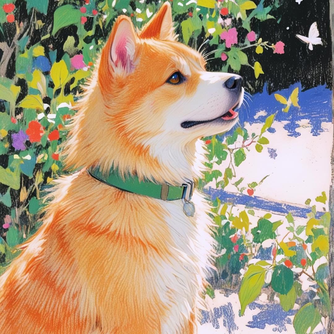田园犬的田园生活