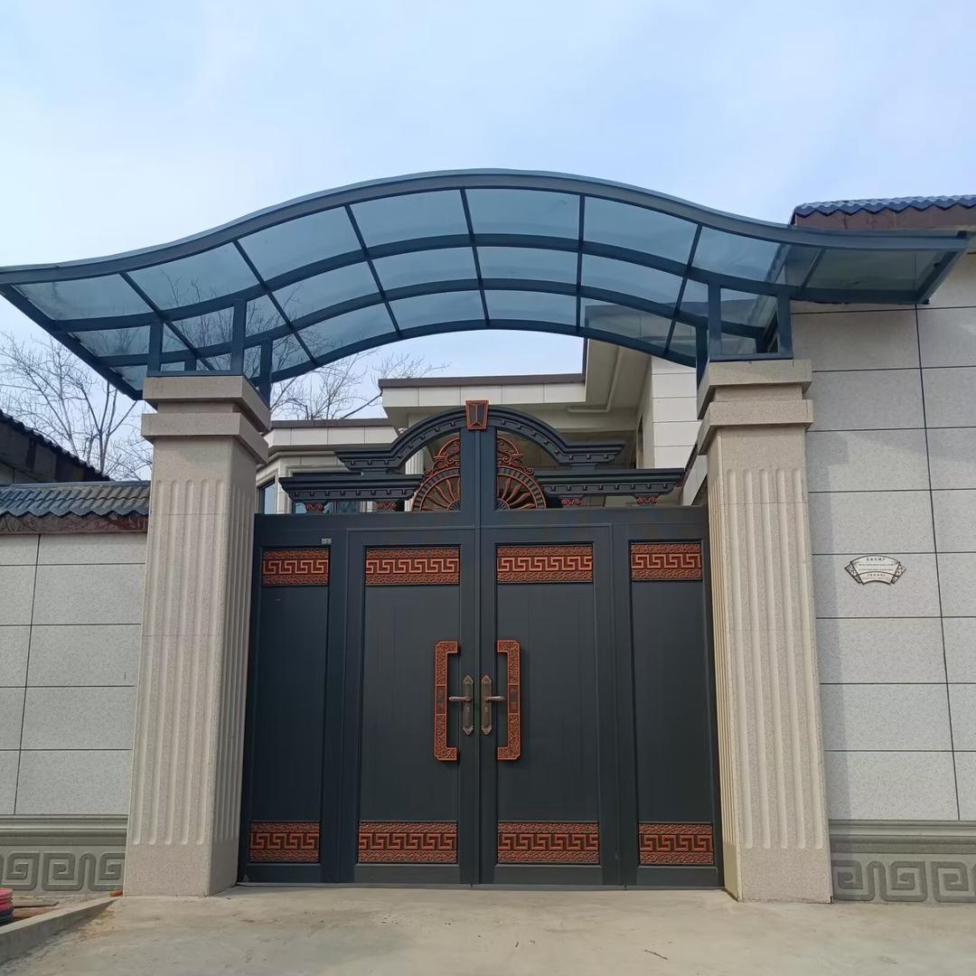 铝艺  中式 庭院门