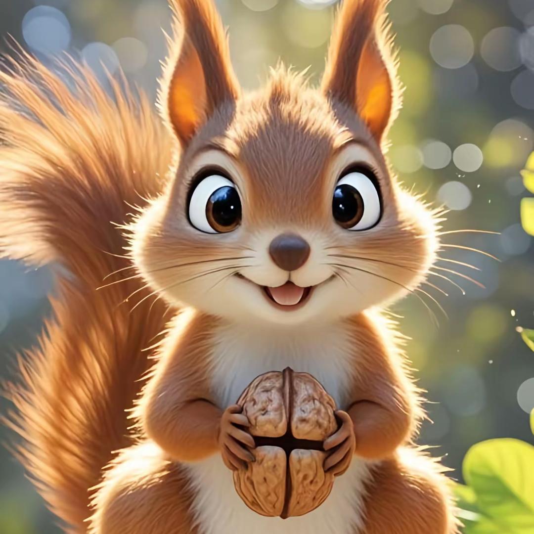 小松鼠🐿️爱吃坚果🌰