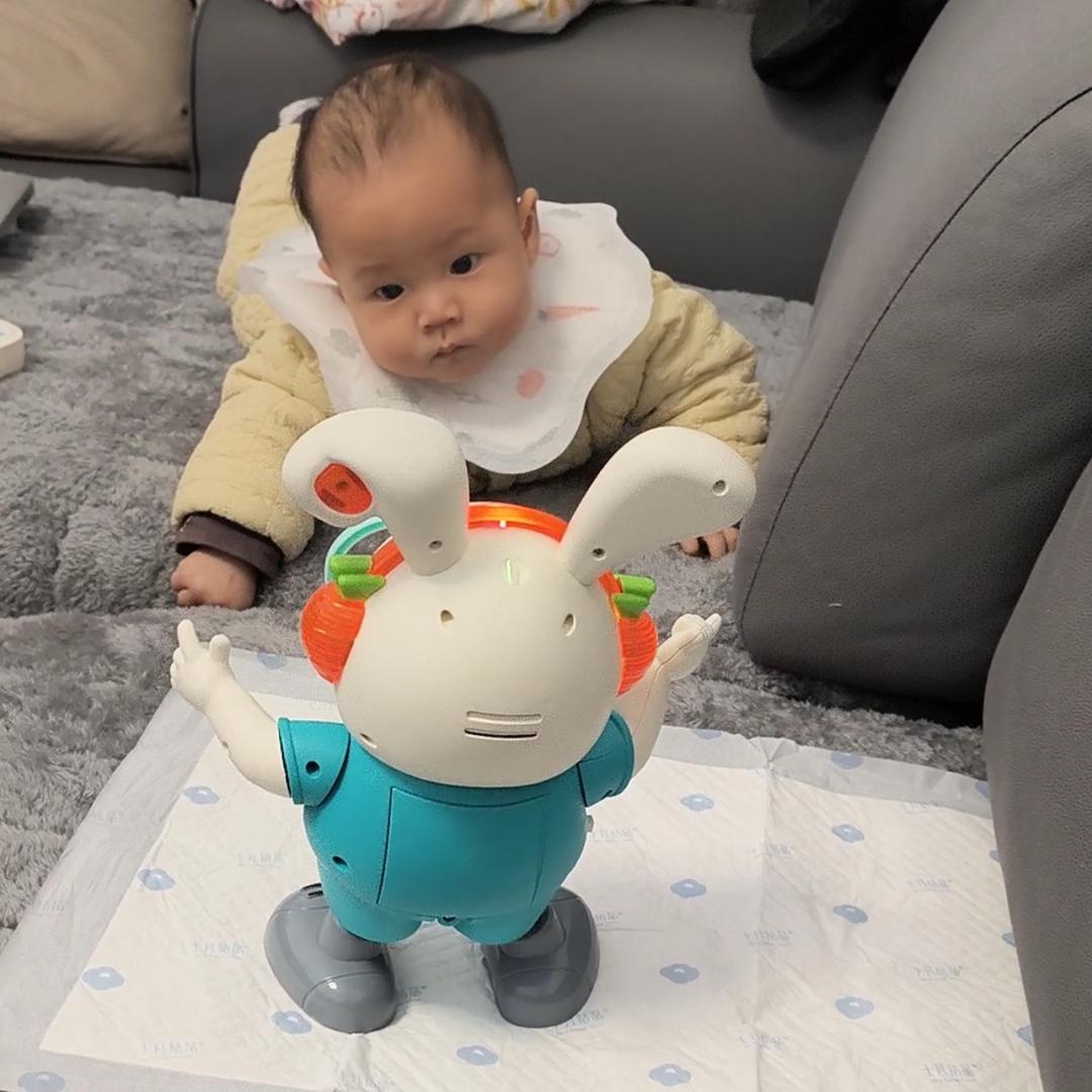 Playing with toys
