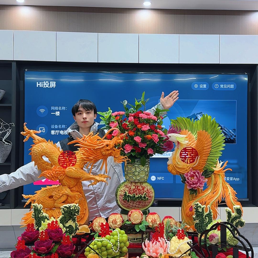 博拢莎专业婚礼摆台雕刻