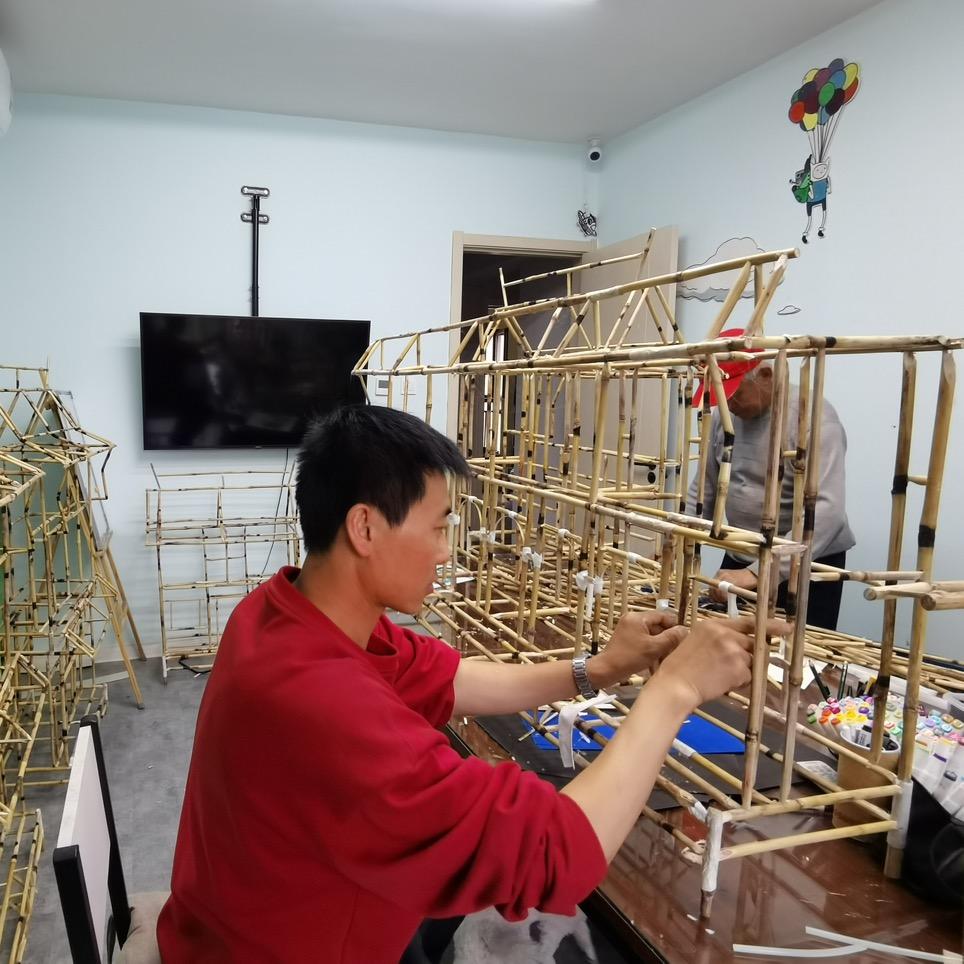 绥德县非遗传承紙匠