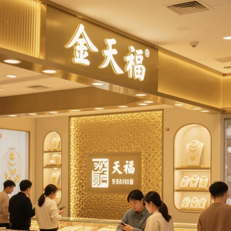 水贝珠宝实体门店金夭福水贝