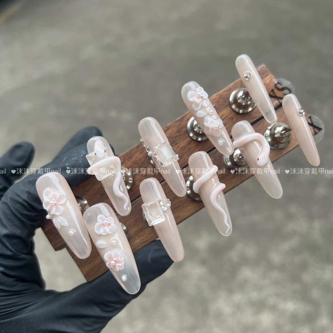 沫沫穿戴甲nail