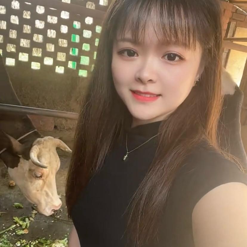 做美容的小奶牛.