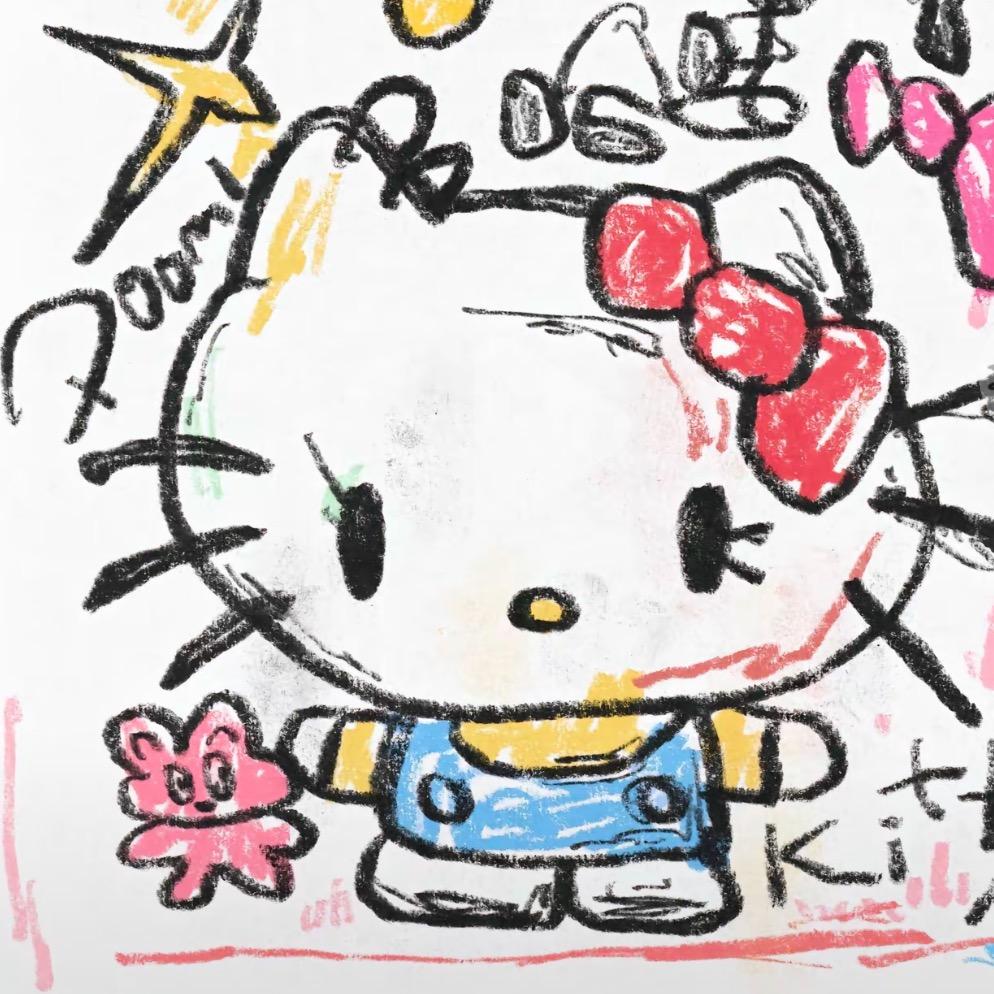 凯蒂猫连衣裙里的小发卡