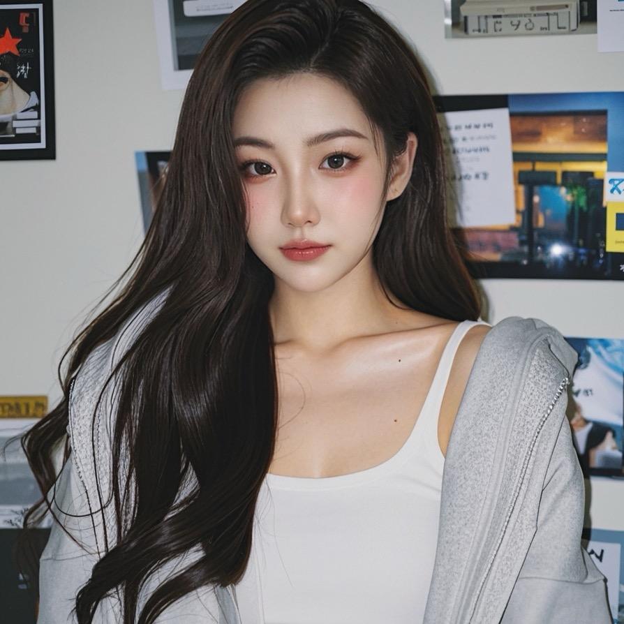 侧颜