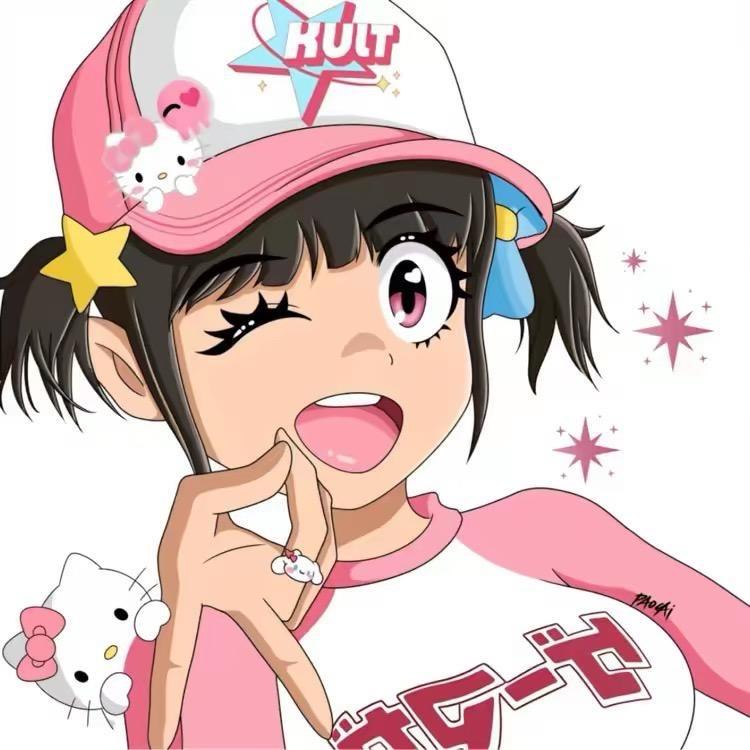 粉色棉签