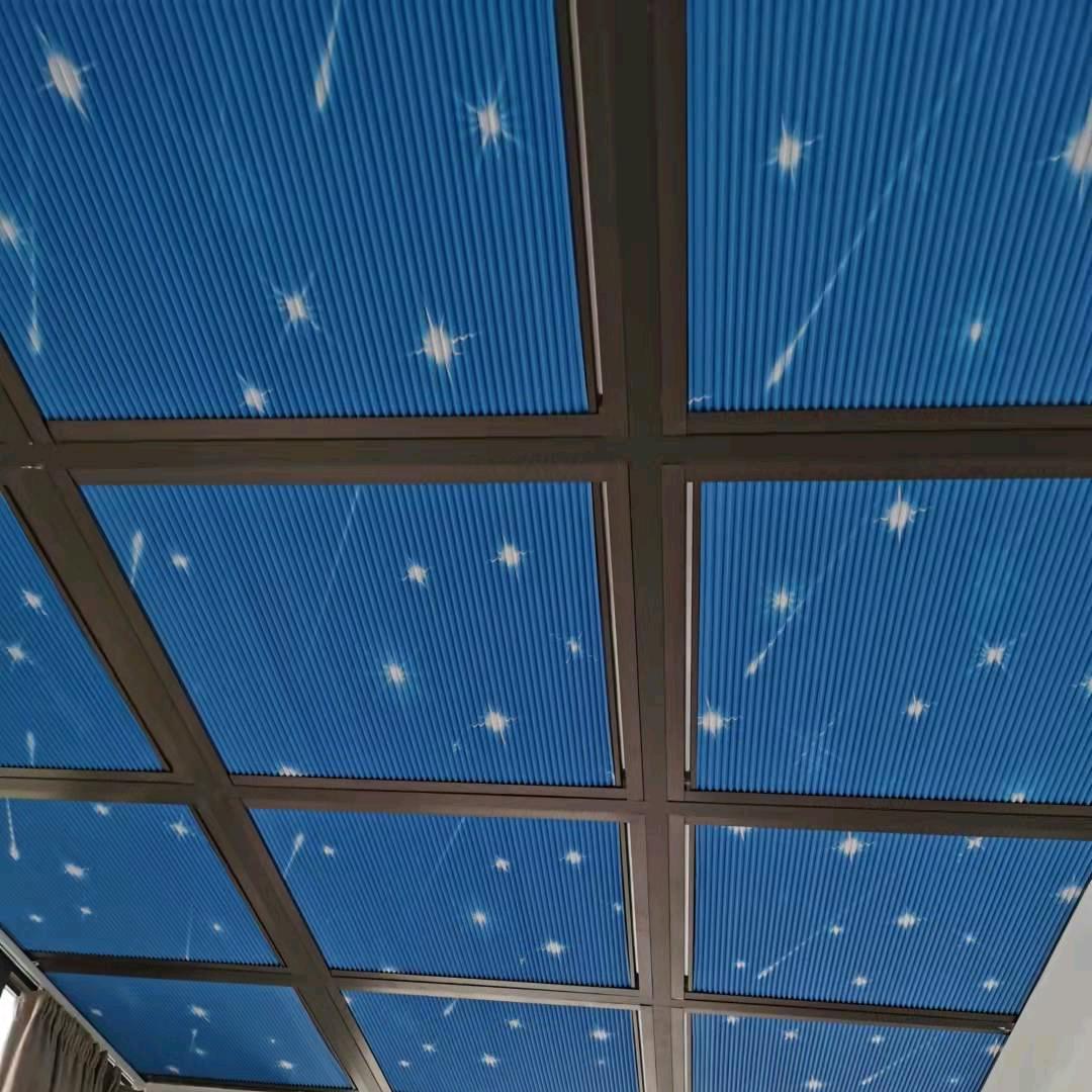 阳光房蜂巢遮阳帘