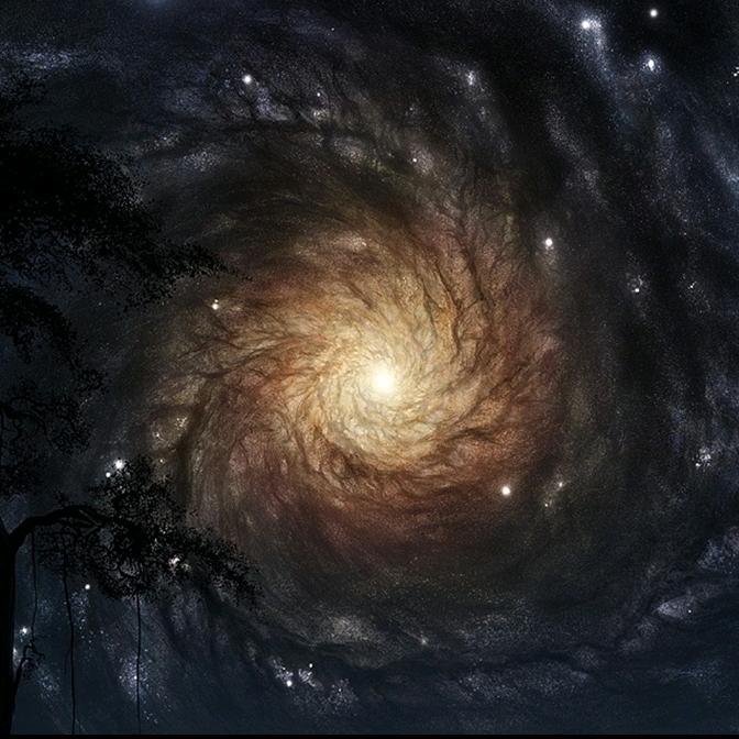 旋转的星空