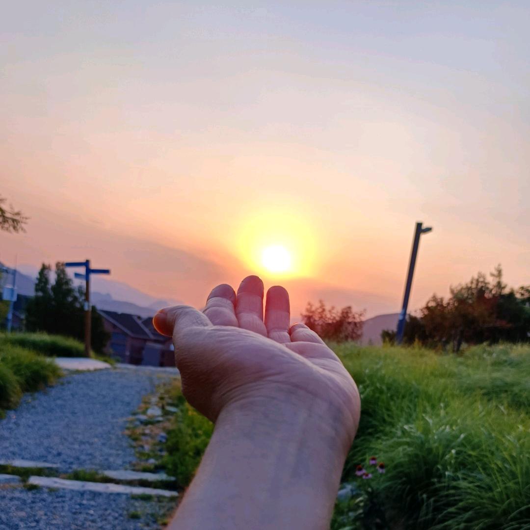 夕阳美