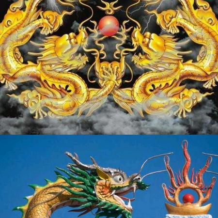 双龙戏珠头像