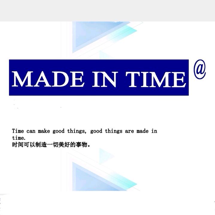 Made in time