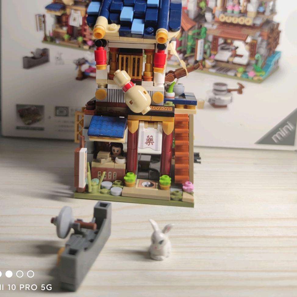 大头可乐玩积木