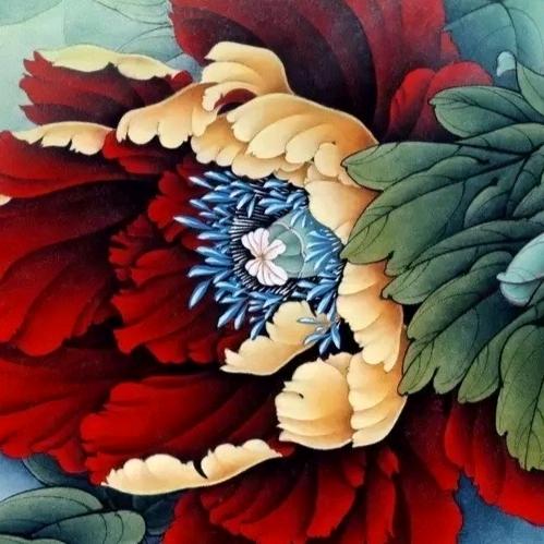 牡丹国画