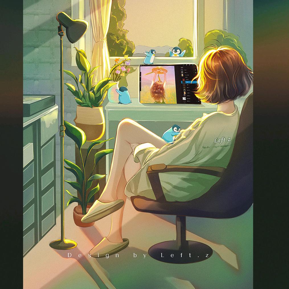 大麦绘画简笔画
